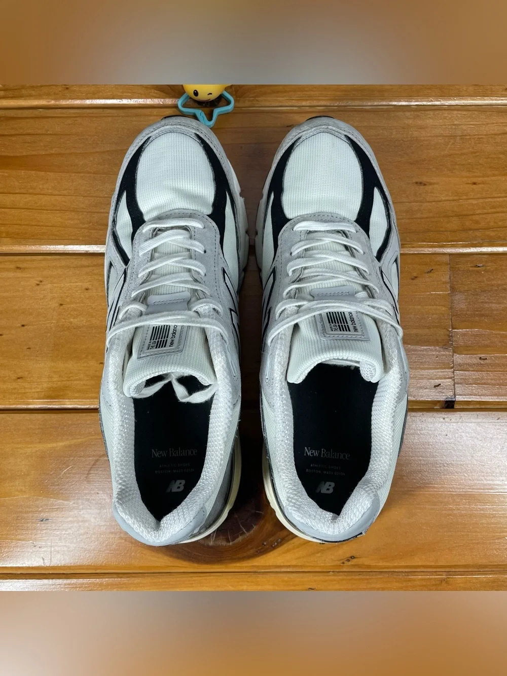 New Balance 990v4 Mens 11.5 Made in USA Grey Black Cream Teddy Santis U990TG4